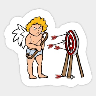 The test of cupid Sticker